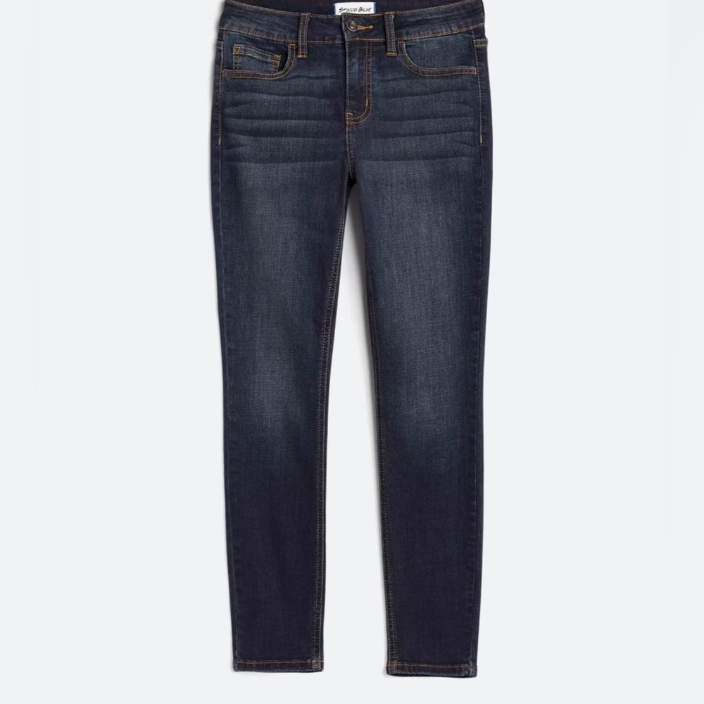 Indigo skinny jeans